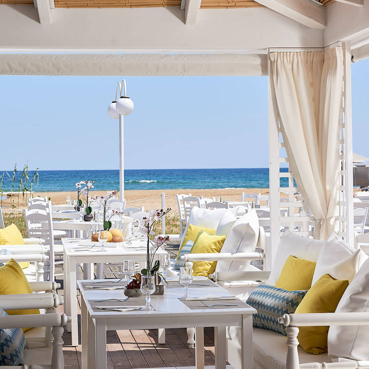 Vantarakis Mythos Palace Hotel Georgioupolis Beachrestaurant 2