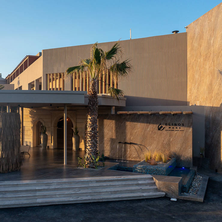 Vantarakis Eliros Mare Hotel Georgioupolis Entrance 2