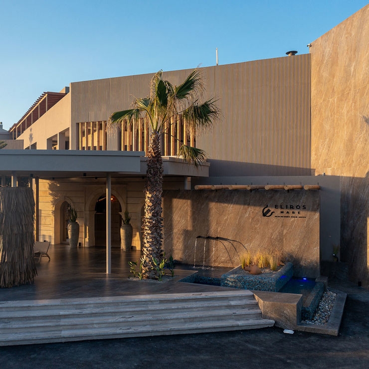 Vantarakis Eliros Mare Hotel Georgioupolis Entrance 2